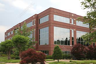 Suburban office building