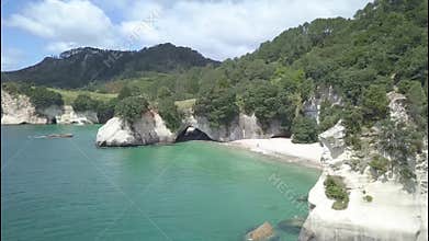 Cathedral Cove in the Coromandel Peninsula, New Zealand