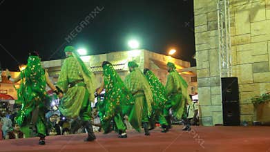 Lebanon artists group performance at global village annual shopping festival
