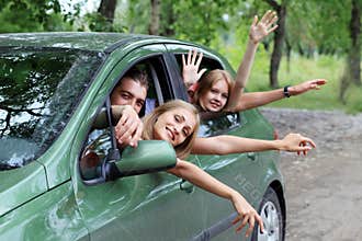 Car trip with friends