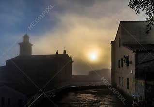 Italian old village detail