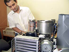 Engineer fixing machine