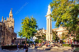 Sunday in Sevilla, Spain.