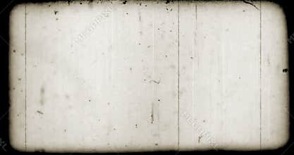 White and old yellow color realistic flickering, analog vintage TV signal with bad interference, static noise background