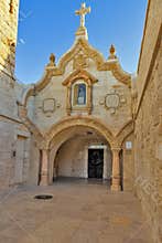 Franciscan chapel built over biblical milk grotto, Bethlehem