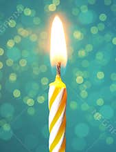 Happy birthday candle