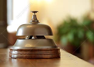 Hotel reception service bell