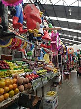 market hall September 16 in the center of the city of Toluca, Mexico