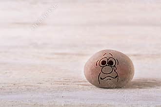 Crying face emoticon