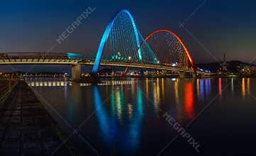 Expo Bridge in Daejeon,South Korea.