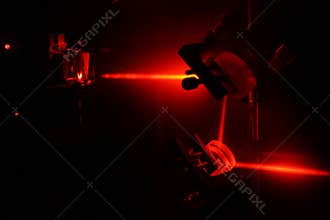 He-Ne laser beam