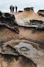 Rock formations Yehliu Geopark Taiwan