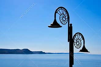 Nautilus Lamps Against The Jurassic Coastline