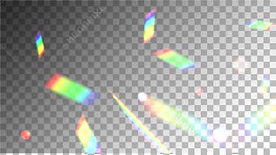 Sparcle bright iridescent reflection