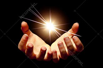 Holding a star