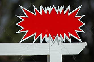 Blank Real Estate Sign
