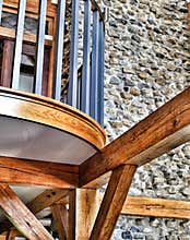 Curved landing at Point of Converging Lines