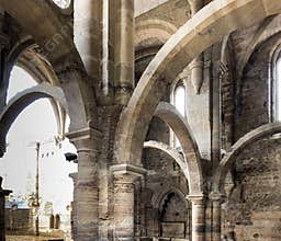 The Santa Clara a Velha Monastery, architecture, ancient, history, ruins, Coimbra, Portugal
