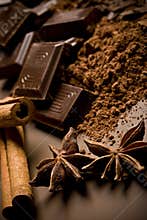 Chocolate and spices