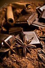Chocolate and spices