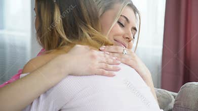 Hug love closeness friendship bff girls reconcile