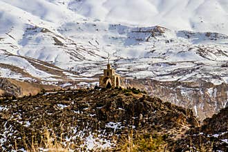 The Cedars in Lebanon in the winter of 2018