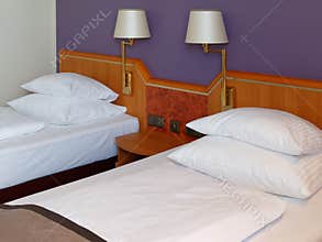 Double room twin beds