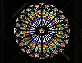 Stained-glass window