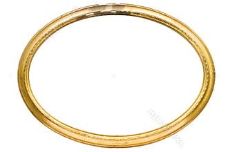 Damaged Oval Picture Frame w/ Path