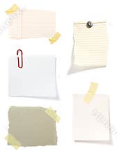 Brown old paper note background