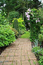 Pretty garden path