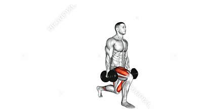 Dumbbell Lunge exercise