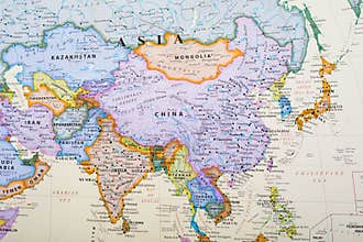 Map of Asia
