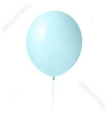 Big helium inflatable latex light blue balloon for decorations on birthday wedding corporative party
