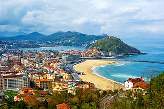 San Sebastian - Donostia city, Basque country, Spain