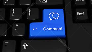 495. Comment Rotation Motion On Computer Keyboard Button.