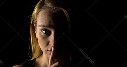 Woman, victim of violence