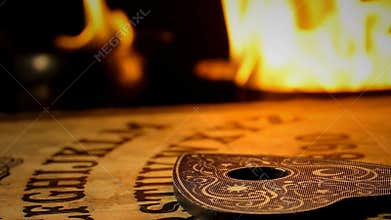 Witch craft ouija board spirit game
