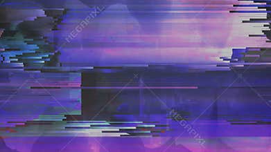 Abstract digital animation pixel noise glitch error video