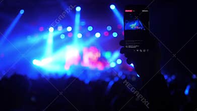 Smartphone concert party