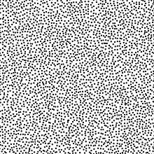 Pointillism middle density seamless dots pattern. Abstract monochrome halftone. Just drop to swatches and enjoy EPS 10