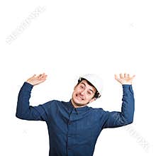 Holding a heavy imaginary object