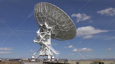 Radio telescope time lapse