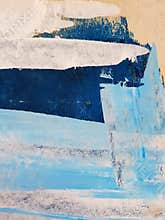 Abstract Art Painting sea. Modern art. Contemporary art
