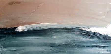 Modern Abstract Art Painting background.