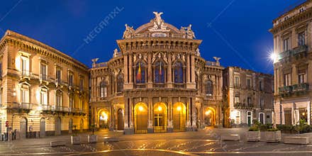 Theater Massimo Bellini, Catania, Sicily, Italy