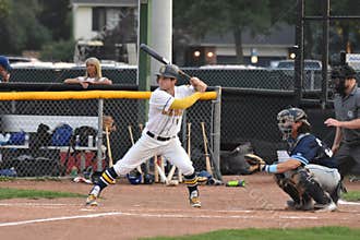 Baseball Game Action Photo from the Intercounty Baseball League