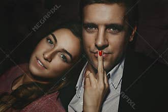 Affectionate couple
