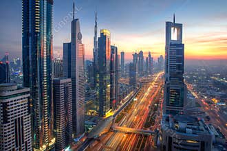 High in the sky, Dubai