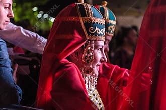 Folk Dancer Portrait On Folk Dance And Music Festival
